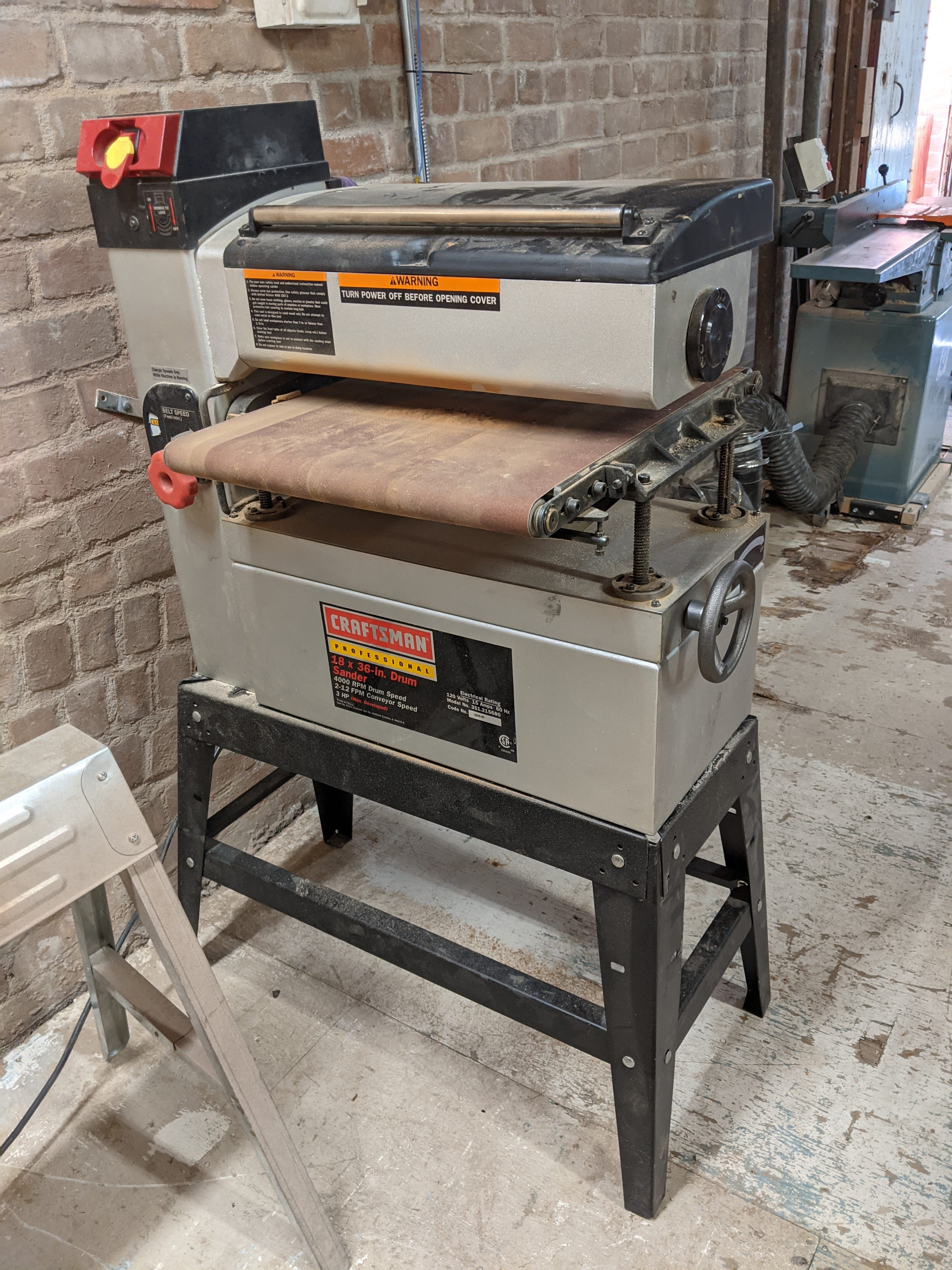 Craftsman 2024 drum sander